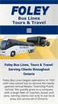 Mobile Screenshot of foleybus.com